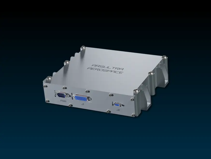Connector face of the Lammar-HR-L3 onboard computer.
