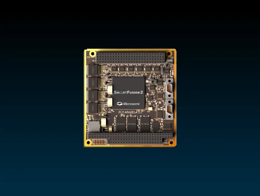 Integrated sensors on the FlyAngela onboard computer.